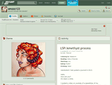 Tablet Screenshot of amzzz123.deviantart.com