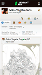 Mobile Screenshot of goku-vegeta-fans.deviantart.com