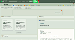 Desktop Screenshot of akkkk.deviantart.com