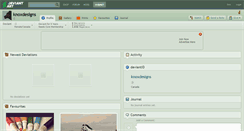 Desktop Screenshot of knoxdesigns.deviantart.com