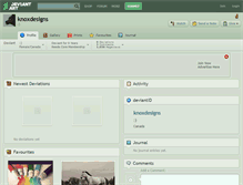 Tablet Screenshot of knoxdesigns.deviantart.com