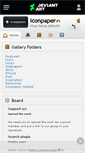 Mobile Screenshot of iconpaper.deviantart.com