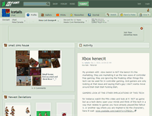 Tablet Screenshot of icetails.deviantart.com