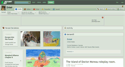 Desktop Screenshot of entair.deviantart.com