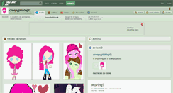 Desktop Screenshot of creepypinkieplz.deviantart.com