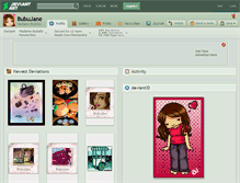 Tablet Screenshot of bubujane.deviantart.com