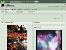 Tablet Screenshot of koolchooken.deviantart.com