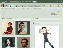 Tablet Screenshot of bopx.deviantart.com