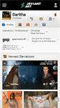 Mobile Screenshot of daritha.deviantart.com