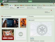 Tablet Screenshot of daritha.deviantart.com