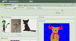 Desktop Screenshot of kitsune-ryuu.deviantart.com