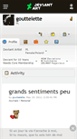 Mobile Screenshot of gouttelette.deviantart.com