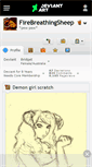 Mobile Screenshot of firebreathingsheep.deviantart.com