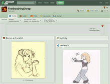 Tablet Screenshot of firebreathingsheep.deviantart.com