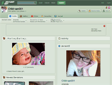 Tablet Screenshot of chibi-san001.deviantart.com