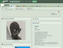 Tablet Screenshot of kearaa.deviantart.com