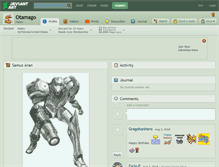 Tablet Screenshot of otamago.deviantart.com