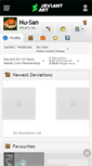 Mobile Screenshot of nu-san.deviantart.com
