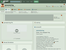 Tablet Screenshot of james6string.deviantart.com