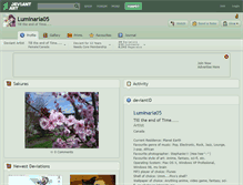 Tablet Screenshot of luminaria05.deviantart.com