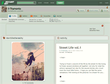 Tablet Screenshot of il-tramonto.deviantart.com