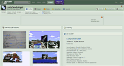 Desktop Screenshot of lustycandyangel.deviantart.com
