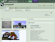 Tablet Screenshot of lustycandyangel.deviantart.com