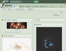 Tablet Screenshot of lebthug23.deviantart.com