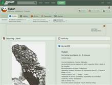 Tablet Screenshot of kyzan.deviantart.com