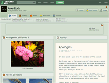 Tablet Screenshot of ame-stock.deviantart.com