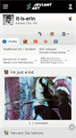 Mobile Screenshot of it-is-erin.deviantart.com