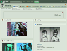 Tablet Screenshot of it-is-erin.deviantart.com