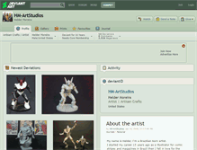 Tablet Screenshot of hm-artstudios.deviantart.com