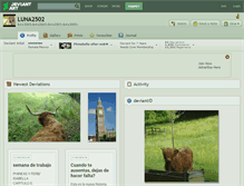 Tablet Screenshot of luna2502.deviantart.com