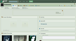 Desktop Screenshot of portamento.deviantart.com