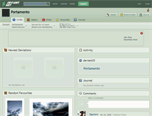 Tablet Screenshot of portamento.deviantart.com