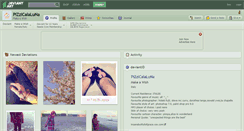Desktop Screenshot of pizzicalaluna.deviantart.com