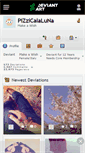 Mobile Screenshot of pizzicalaluna.deviantart.com