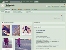 Tablet Screenshot of pizzicalaluna.deviantart.com