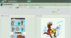 Desktop Screenshot of newtonthenewt.deviantart.com