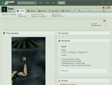 Tablet Screenshot of ferii.deviantart.com