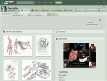 Tablet Screenshot of fachhillis.deviantart.com