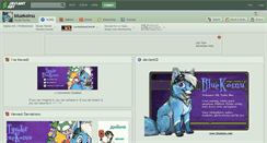 Desktop Screenshot of bluekoinu.deviantart.com