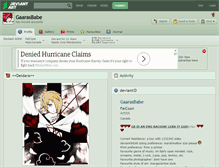 Tablet Screenshot of gaarasbabe.deviantart.com