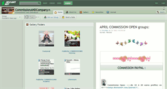 Desktop Screenshot of commissionandcompany.deviantart.com