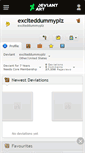 Mobile Screenshot of exciteddummyplz.deviantart.com