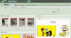 Desktop Screenshot of kriztoval.deviantart.com