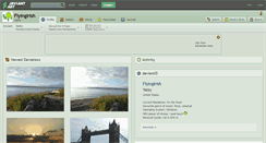 Desktop Screenshot of flyingirish.deviantart.com