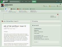 Tablet Screenshot of juteboxhero.deviantart.com