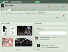 Tablet Screenshot of kath-vampsi.deviantart.com